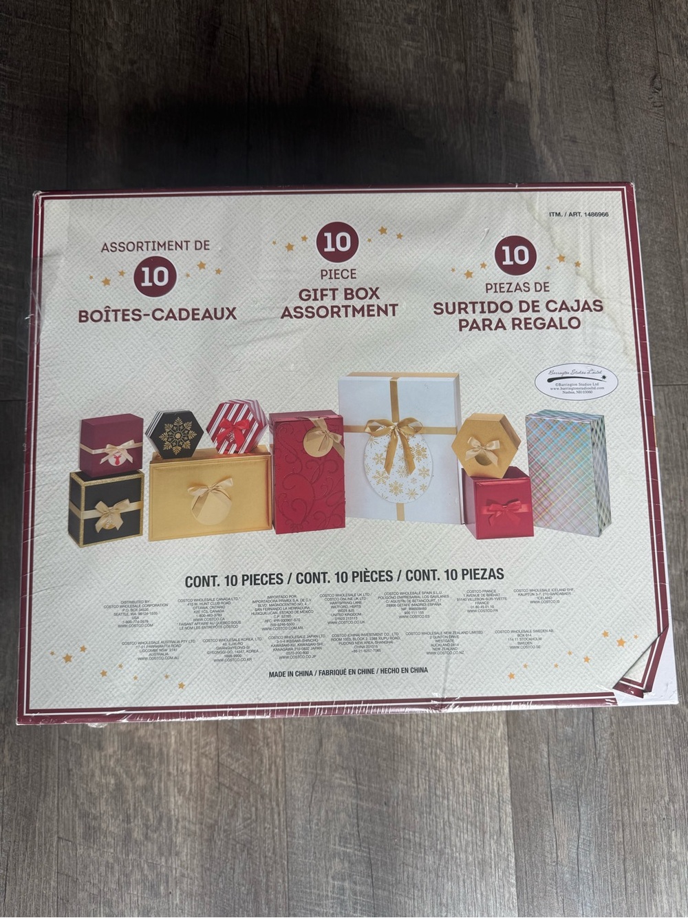 Holiday Gift-Giving 10-piece Beautiful Christmas Gift Box Set Assortment! 🎄🎁